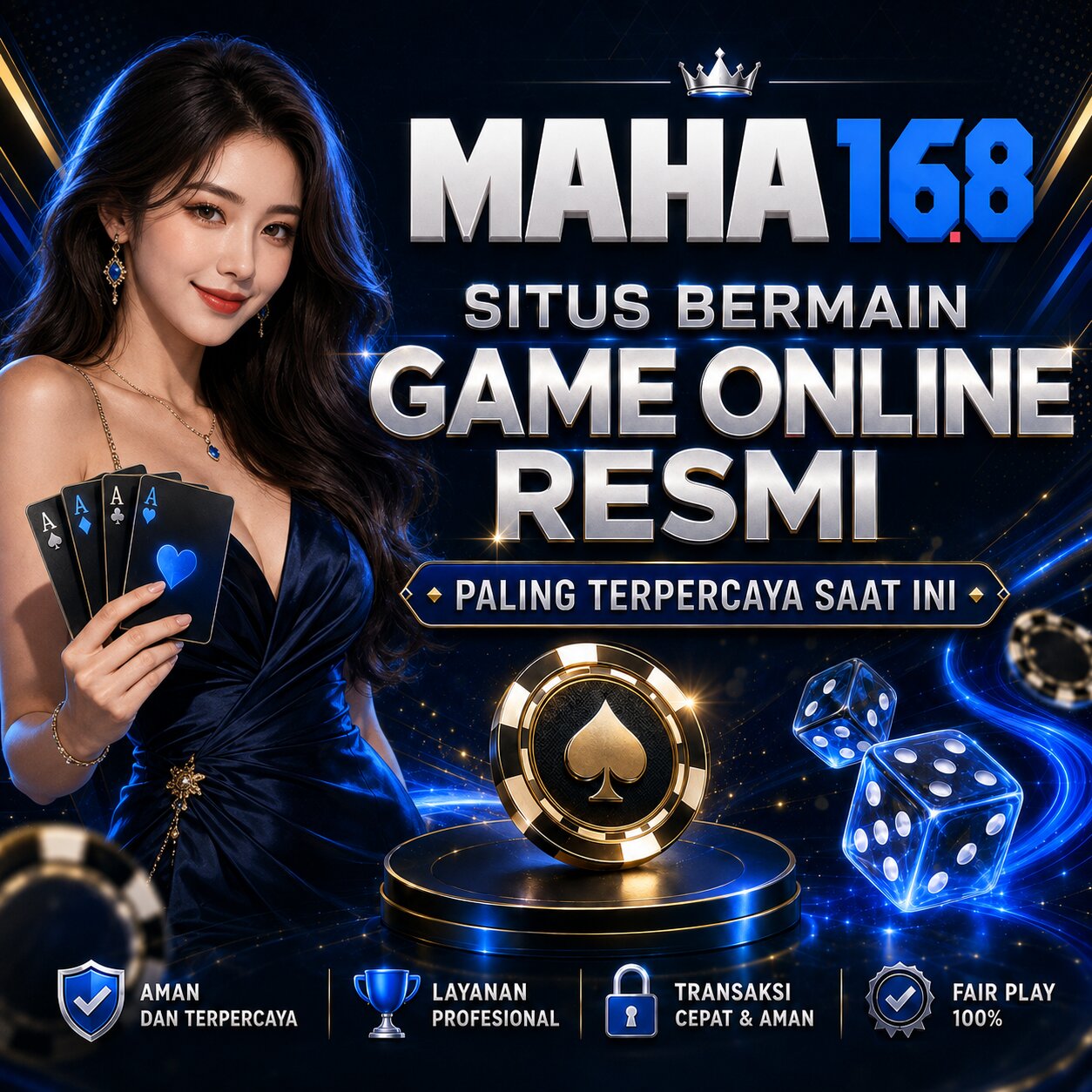 Maha168 Situs Bermain Game Online Resmi Paling Terpercaya Saat Ini